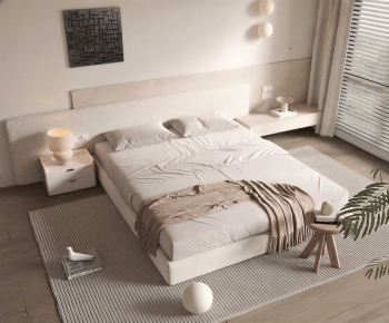 Modern Double Bed-ID:291423088