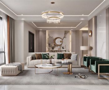 Modern A Living Room-ID:523849961