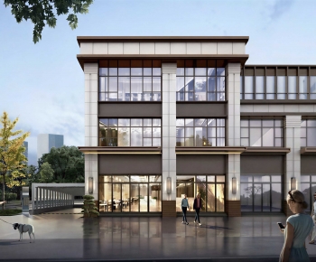 Modern Building Appearance-ID:307130842