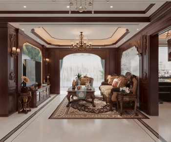 American Style A Living Room-ID:485784057