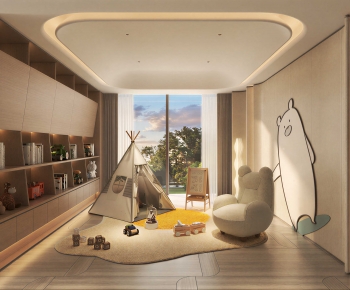 Modern Children's Room Activity Room-ID:556935073