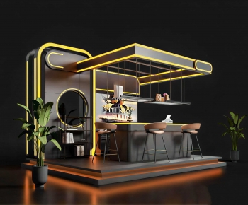 Modern Counter Bar-ID:518340111