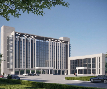 Modern Appearance Of Commercial Building-ID:343585015