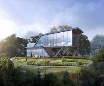 Modern Villa Appearance-ID:125067008