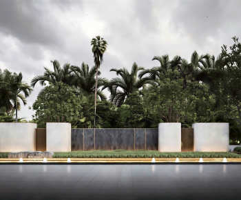 Modern Park Landscape-ID:876650878