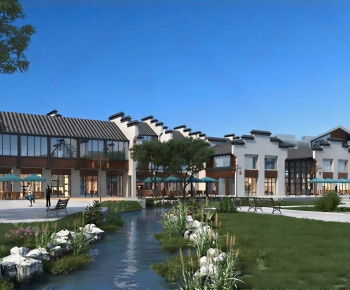 New Chinese Style Courtyard/landscape-ID:818603995