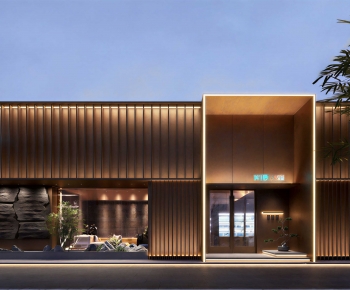 Modern Facade Element-ID:749751099