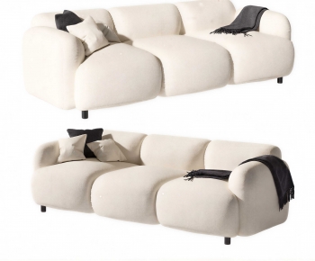 Modern Three-seat Sofa-ID:434688095