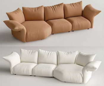 Modern Three-seat Sofa-ID:737938928