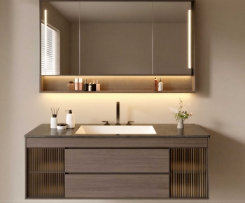 Modern Bathroom Cabinet-ID:960633994