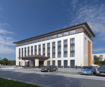 Modern Appearance Of Commercial Building-ID:365140917