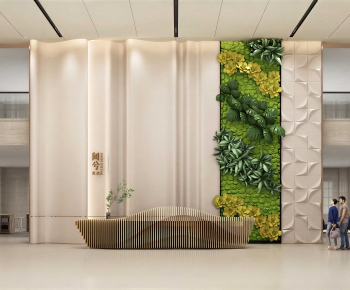 Modern Office Reception Desk-ID:946647883