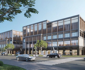 Modern Building Appearance-ID:674009378