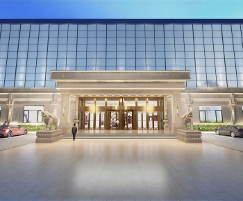 Modern Building Appearance-ID:964025023