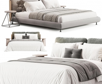 Modern Double Bed-ID:790729531