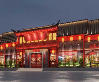 New Chinese Style Facade Element-ID:206002954