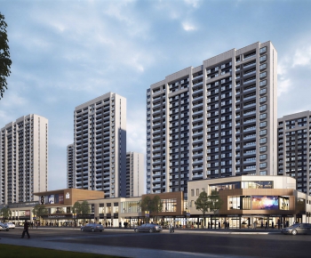 Modern Appearance Of Commercial Building-ID:878062968