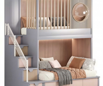 Modern Bunk Bed-ID:518879891