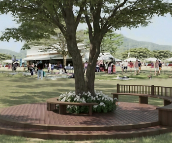Modern Park Landscape-ID:850641017