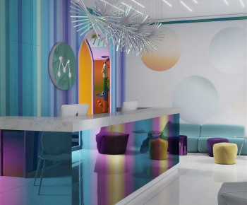 Modern Reception Desk-ID:194860944