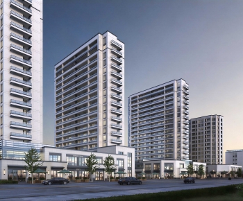 Modern Building Appearance-ID:879302987