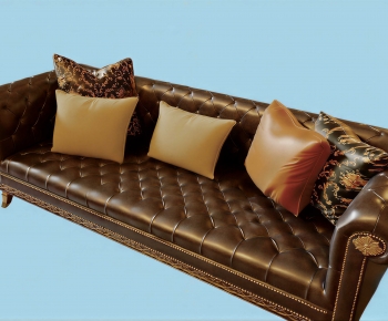 European Style Three-seat Sofa-ID:303992036