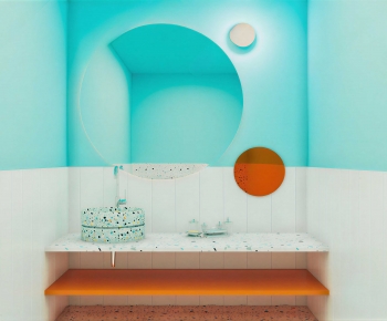 Modern Bathroom Cabinet-ID:557871109