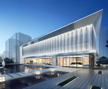 Modern Appearance Of Commercial Building-ID:256050113