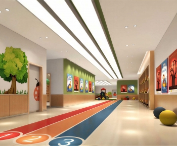 Modern Children's Kindergarten-ID:733510979
