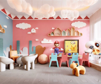 Modern Children's Room Activity Room-ID:234972959