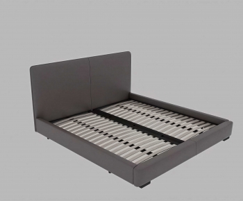 Modern Double Bed-ID:202677017