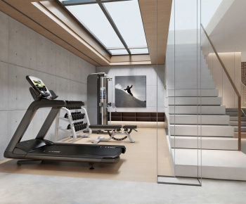Modern Home Fitness Room-ID:430699116