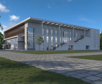 Modern Appearance Of Commercial Building-ID:519764903