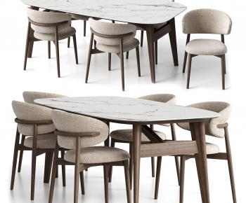 Modern Dining Table And Chairs-ID:401418926
