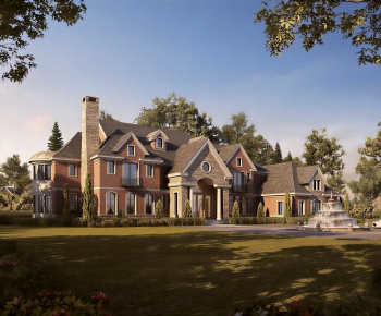 European Style Villa Appearance-ID:740113976