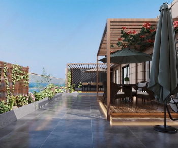 New Chinese Style Courtyard/landscape-ID:999792107