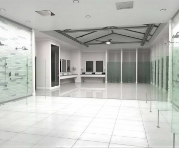 Modern Public Toilet-ID:523633964