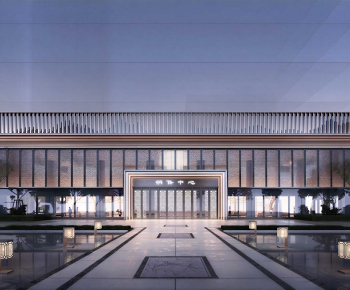 Modern Appearance Of Commercial Building-ID:114564908