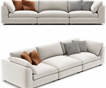 Modern Three-seat Sofa-ID:621087078