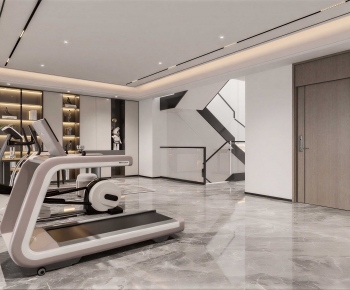 Modern Home Fitness Room-ID:505717997