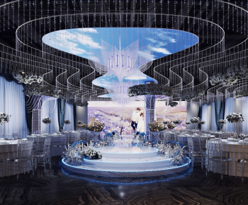 Modern Banquet Hall-ID:641872882