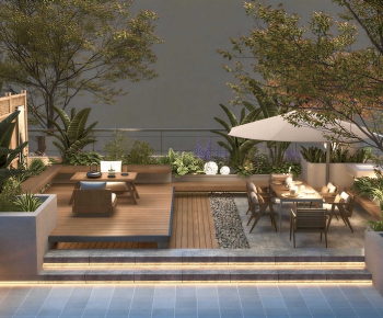 Modern Courtyard/landscape-ID:782754907