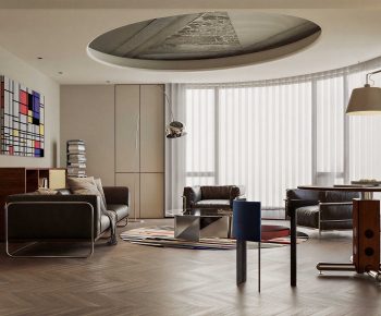Modern A Living Room-ID:861429934