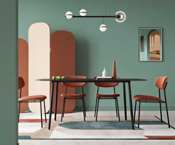 Modern Dining Table And Chairs-ID:459182026