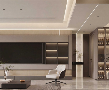 Modern A Living Room-ID:494999968