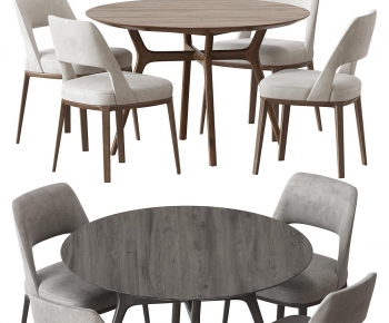Modern Dining Table And Chairs-ID:106489796