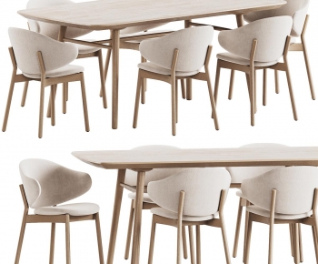 Modern Dining Table And Chairs-ID:669569024