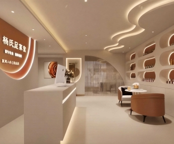 Modern Office Reception Desk-ID:133157014