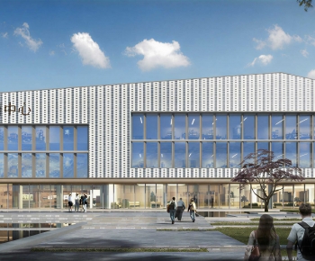 Modern Building Appearance-ID:123260026