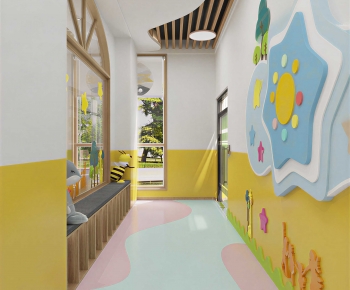 Modern Children's Kindergarten-ID:686364896